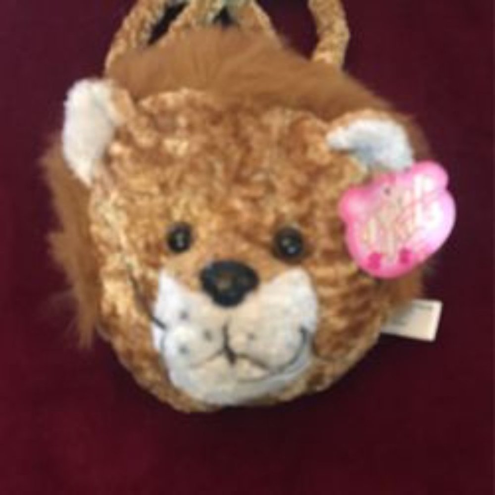Chenille Lion Plush Pals Purse $10